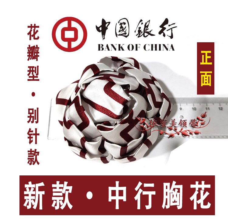 新款订制职业女中国银行大堂经理柜台营业员丝巾胸花领花来图订做