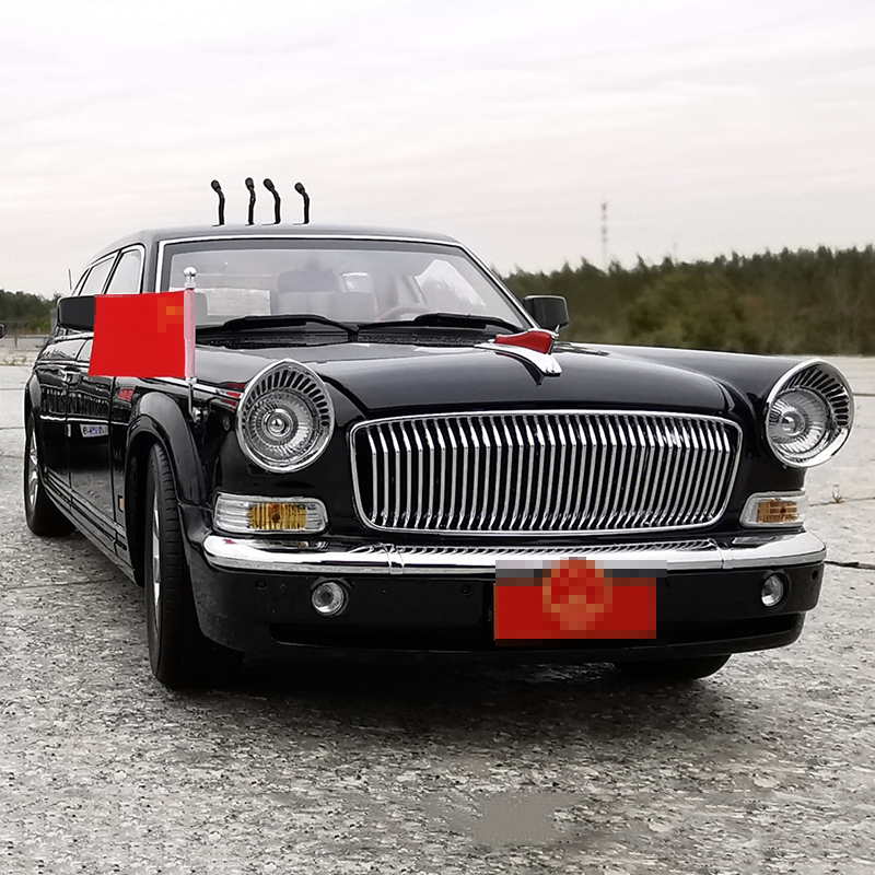 世纪龙原厂红旗CA7600抗战胜利70周年检阅1:18合金仿真汽车模型