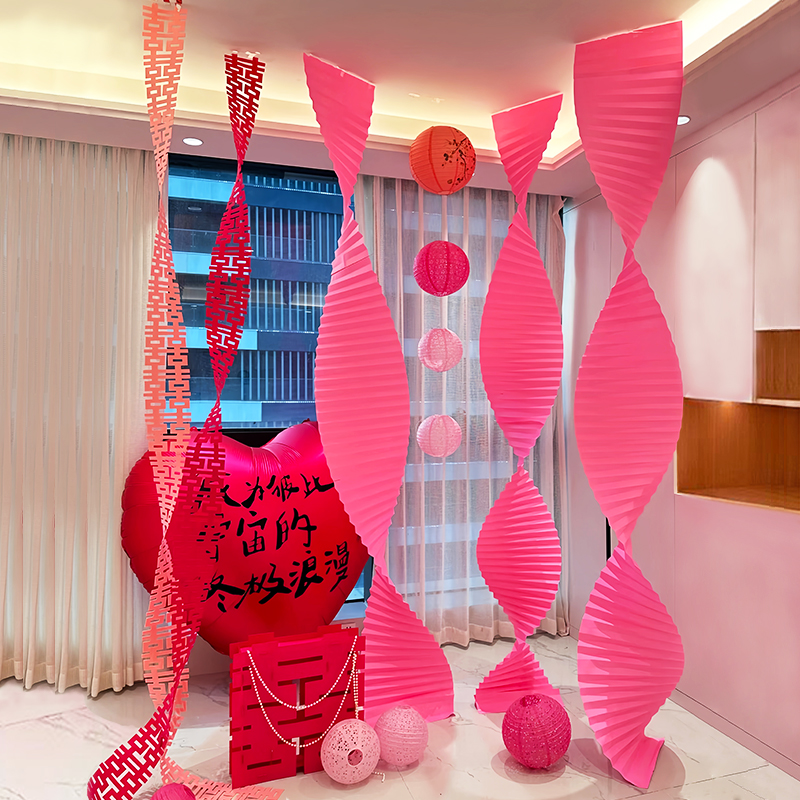 婚礼气球布置客厅