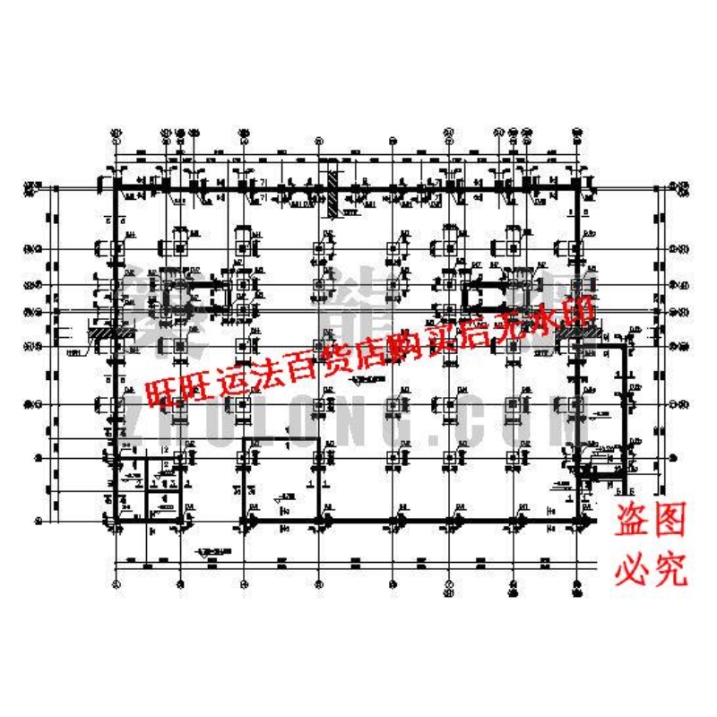 重庆市寸滩结构cad图纸结构设计dwg图