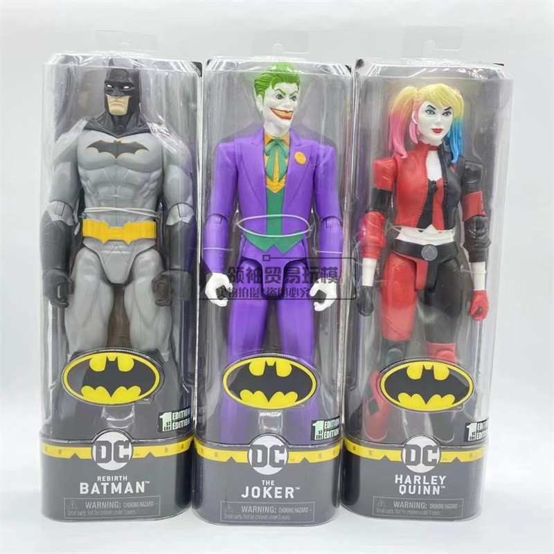DC正义联盟 蝙蝠侠哥谭 小丑 罗宾 哈莉奎茵 9寸可动人偶手办模型