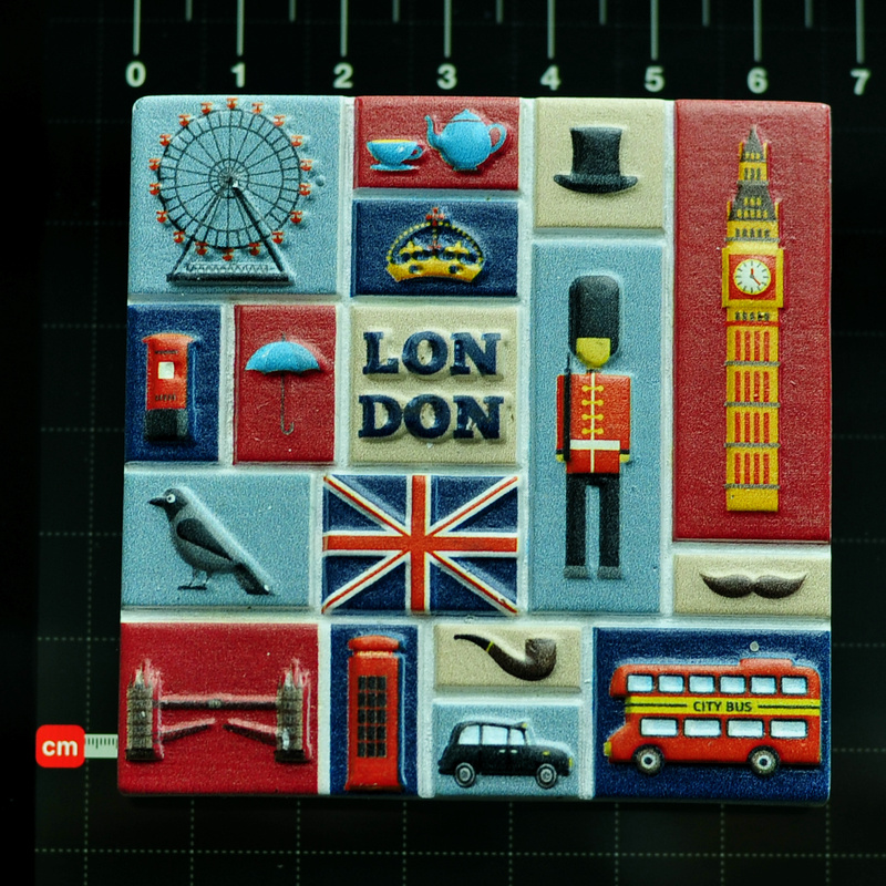 树脂创意冰箱贴磁贴浮雕旅游英国苏格兰爱尔兰加拿大伦敦2个包邮