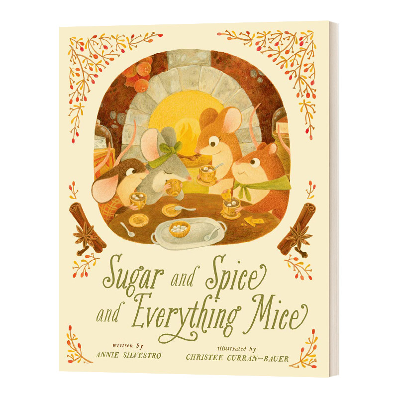 英文原版绘本 Sugar and Spice and Everything Mice 老鼠烘焙 老鼠滑冰续集 精装插画绘本 英文版 进口英语原版书籍