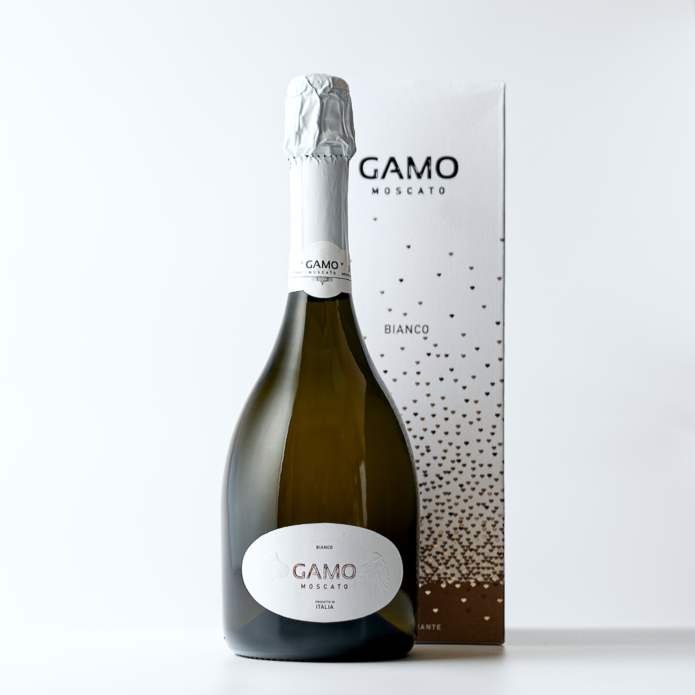 意大利Gamo甜白起泡葡萄酒莫斯卡托moscato卡摩桃红女士高档气泡
