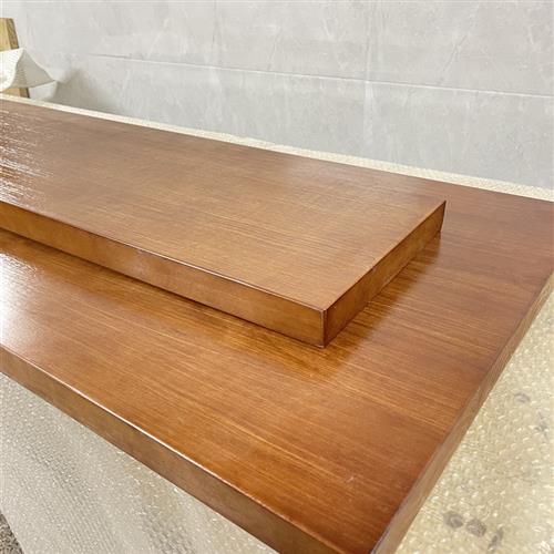 定制白蜡木板实木桌面板榆木餐桌板书桌面板吧台板定做各种异形板