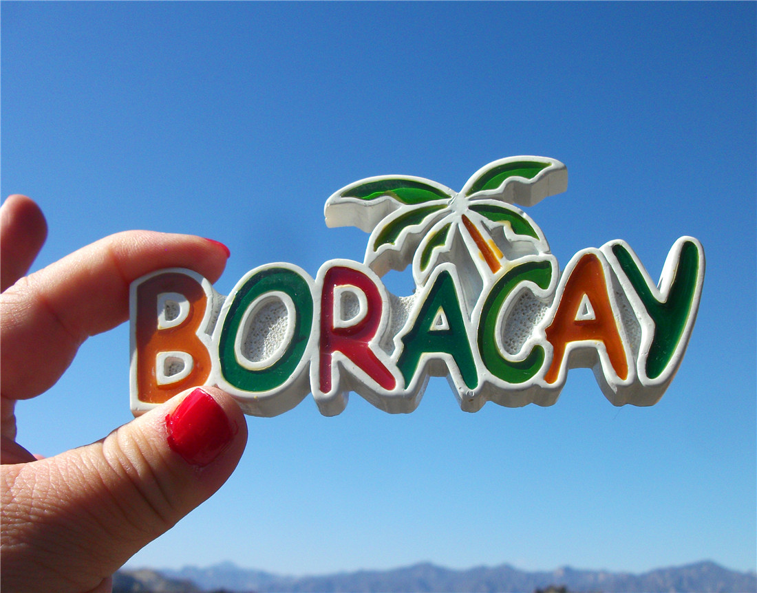 旅游纪念冰箱贴 菲律宾 长滩岛 BORACAY 沙滩美景 超多款6件包邮