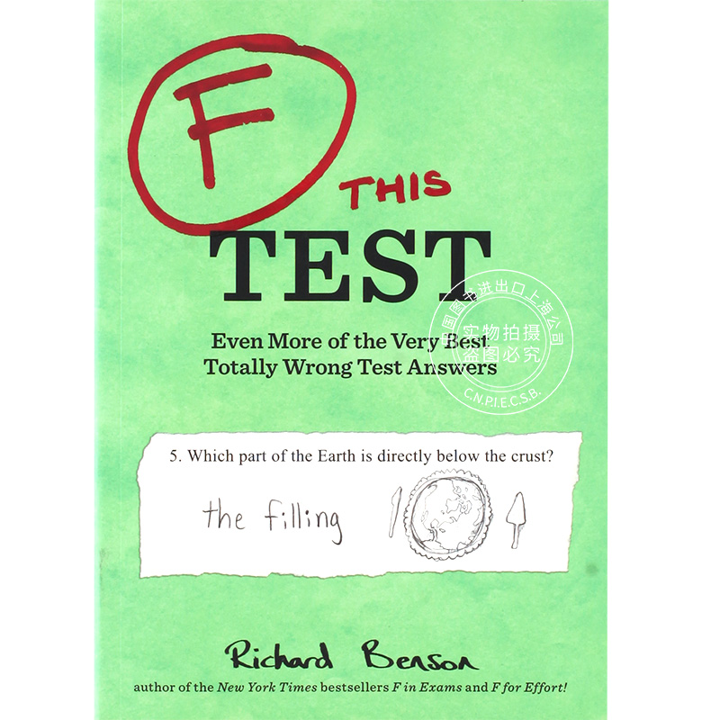 现货 幽默小书 考试不及格系列3 英文原版 F this Test Even More of the very best Totally Wrong Test Answers