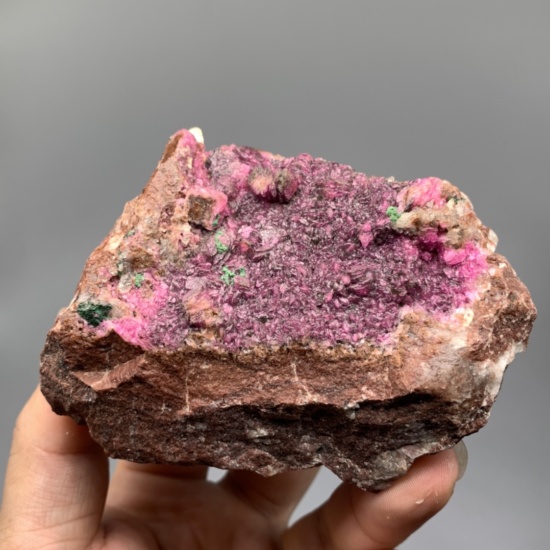 刚果钴方解石孔雀石 天然矿物晶体 标本矿石原石收藏石头摆件地质
