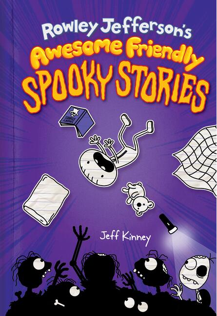 罗利的故事 小屁孩日记作者杰夫金尼作品 儿童漫画章节书 英文原版 Rowley Jefferson’s Awesome Friendly Spooky Stor 中图