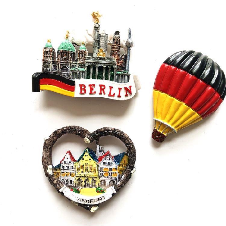 德国特色柏林冰箱贴科隆大教堂磁铁立体旅游纪念品慕尼黑国外景点