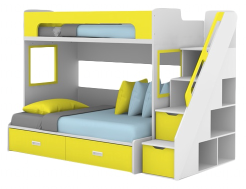 769儿童房全屋定制 组合床上下床家具款式图 软装设计方案PPT素材
