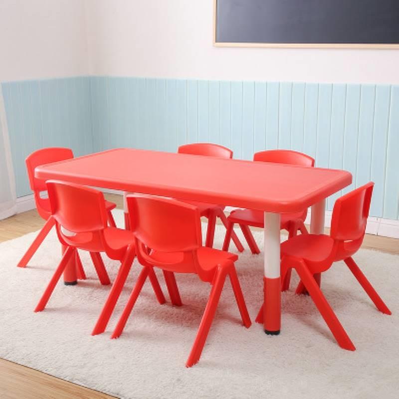 厂家直销环保材质长方形套装儿童桌子玩具桌儿童桌椅幼儿园家用