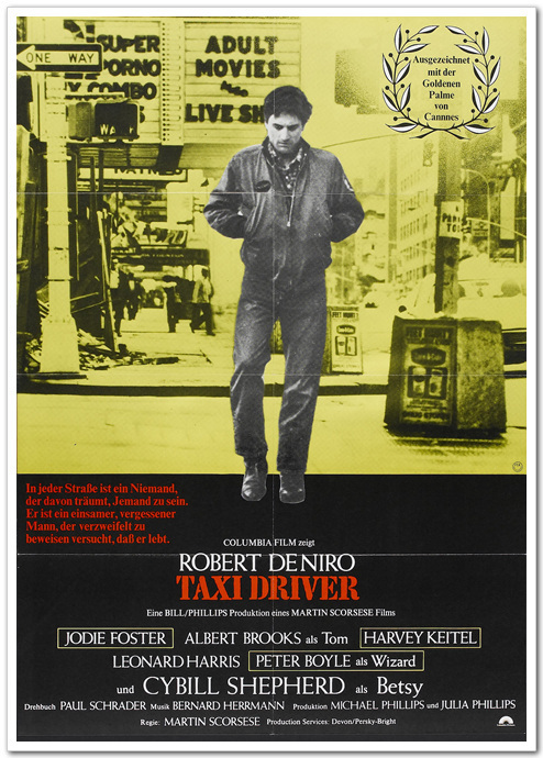 出租车司机 马丁·斯科塞斯/电影海报/艺术电影/装饰画/原版授权