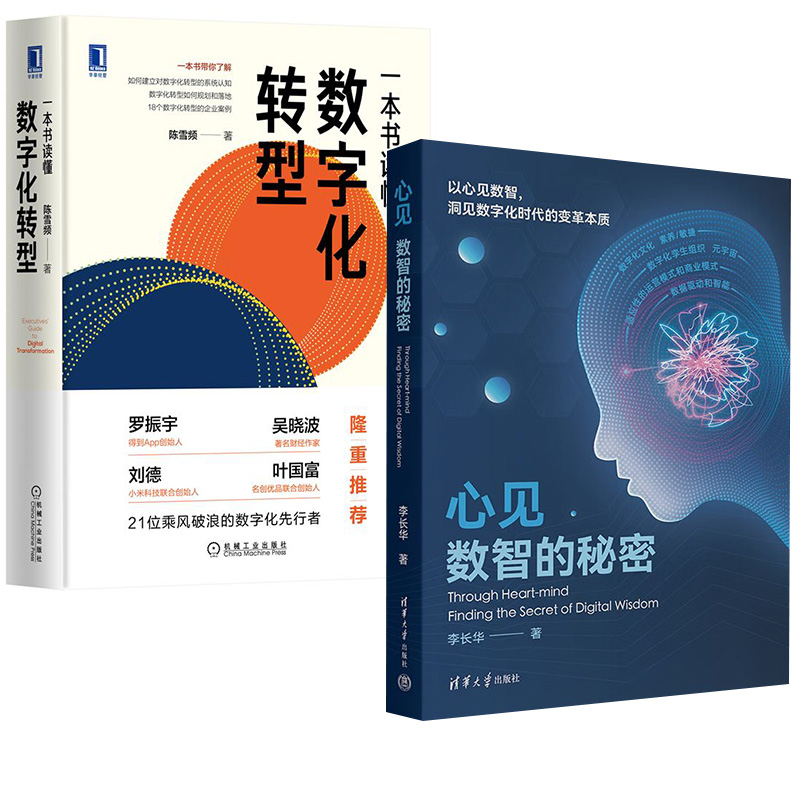 【全2册】一本书读懂数字化转型+心见：数智的秘密数字化转型结构化企业案例中国企业创新数字引擎企业管理经营实务