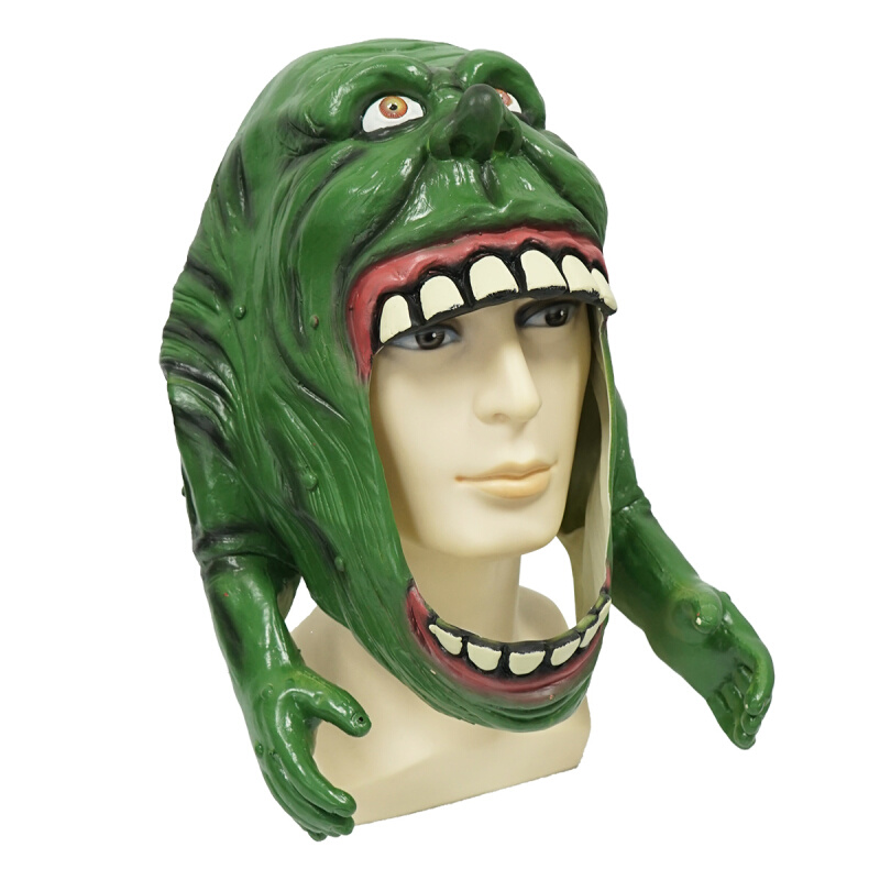 厂家现货创意疯狂的青蛙乳胶面具沙雕恶搞恐怖食人蛙动物乳胶头套