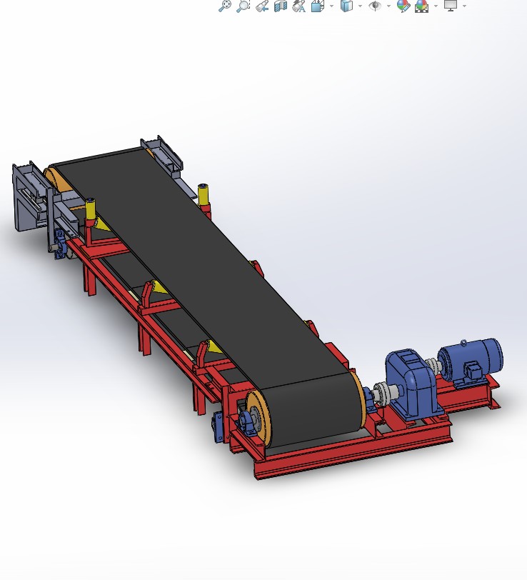 带式输送机设计-传动装置 含CAD图3D图+说明计算 机械设计素材