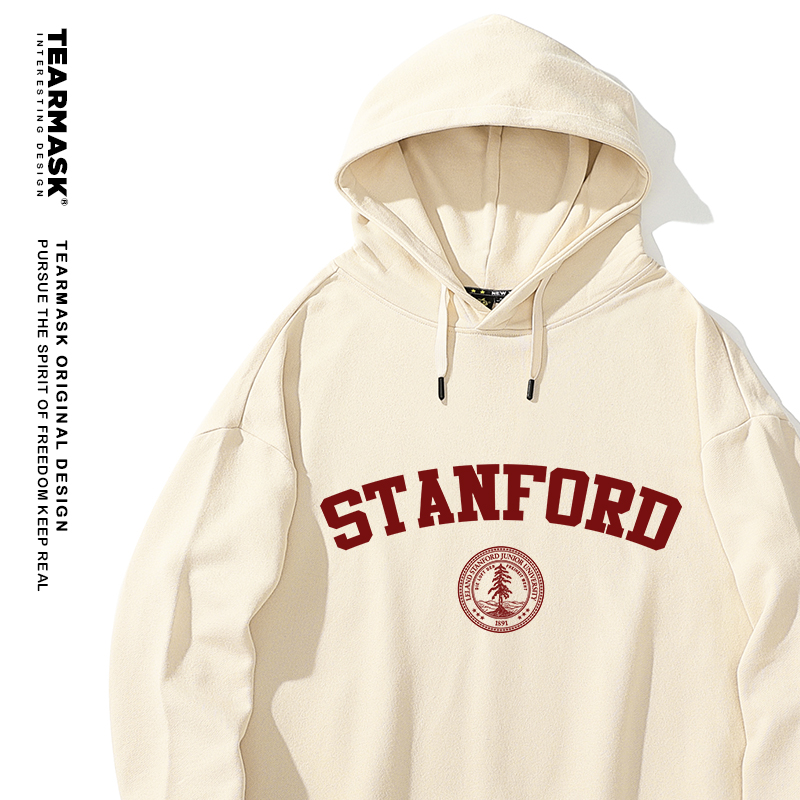 斯坦福大学周边卫衣秋冬季Stanford纪念品连帽外套前任4韩庚同款