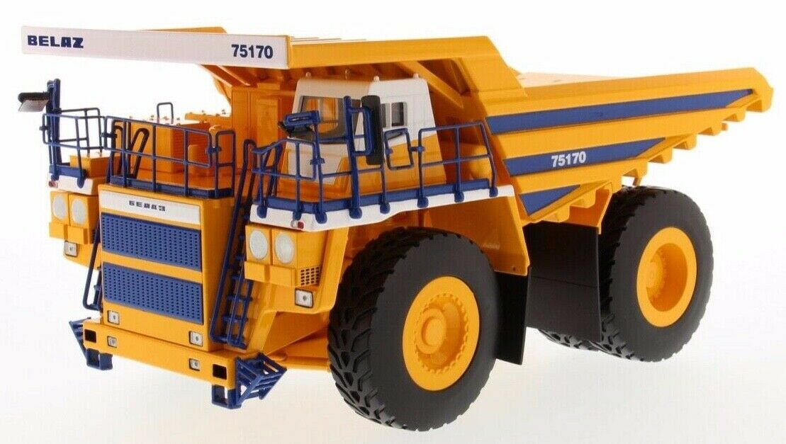 DM工程车1/50 BELAZ 75170 别拉斯卡车矿石运输车翻斗自卸车模型