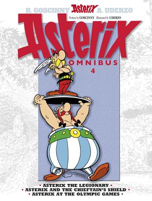 英文原版 高卢英雄历险记 10-12 合订本 卷四 儿童漫画 Asterix Omnibus 4 罗马兵团战士阿斯特克斯 首领之盾 参加奥运会