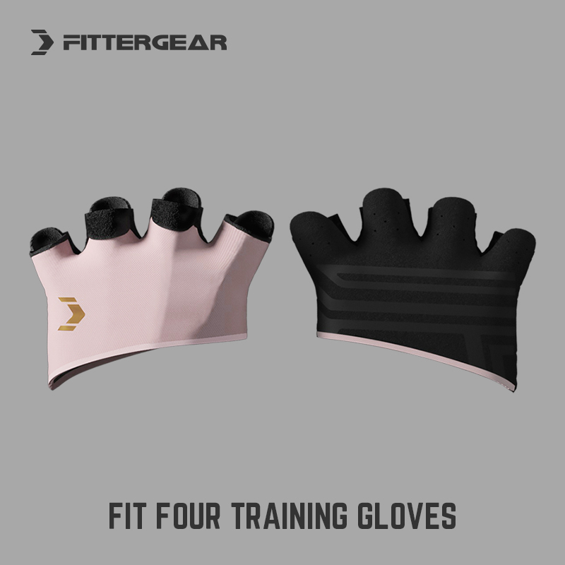 FitterGear健身四指手套防滑透气防起茧女普拉提瑜伽器械力量训练