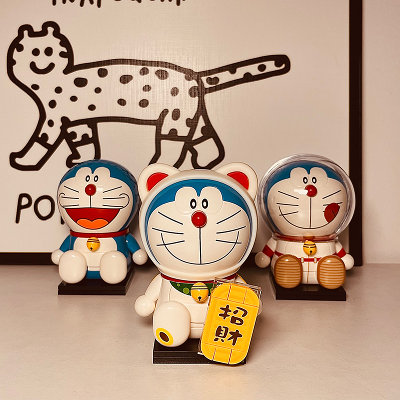 Bros Block中国积木keeppley哆啦A梦系列机器猫玩具男女拼装摆件