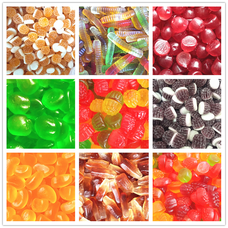 5斤装橡皮糖QQ糖水果形软糖彩色糖果各种形状口糖果散装零食包邮