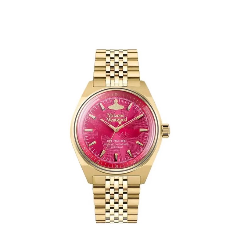代购Vivienne westwood西太后手表女士新款玫粉色时尚石英腕表