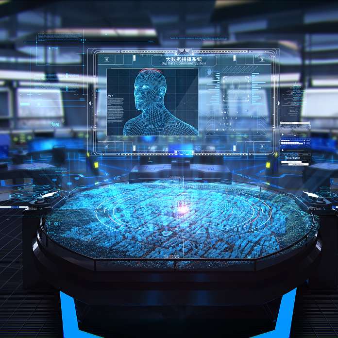 元宇宙展览馆配套设施全息投影数字沙盘互动签名3D互动程序大数据