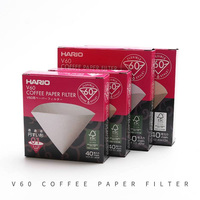 Hario V60 Filter Coffee Paper 1-4 Cup for Specialized Cafe V