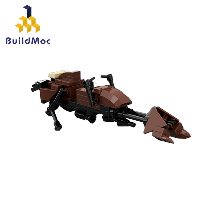 BuildMOC星战系列MOC-39562 74-Z飞行摩托中国拼插益智拼装积木