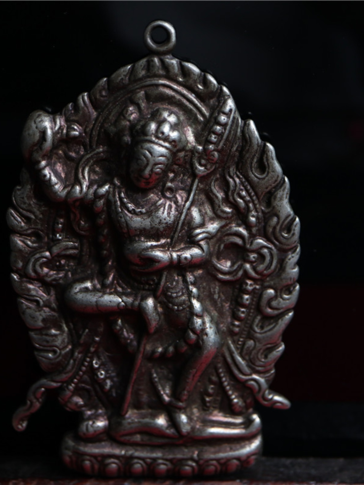 西藏纯铜高清浮雕巨版大空胜乐金刚亥母空行母铜造像藏式供养件