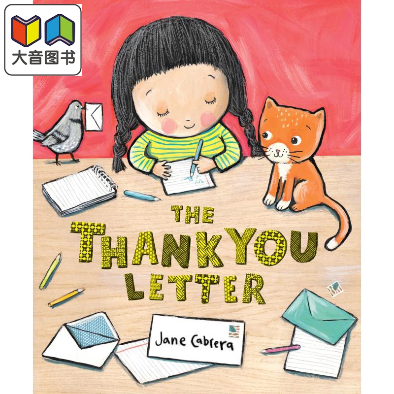 Jane Cabrera The Thank You Letter 珍卡布雷拉 感谢信 英文原版 儿童绘本 故事图画书 大音