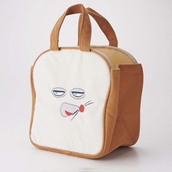 日本面包小偷 可爱吐司小偷造型 化妆包手提包收纳包 大容量