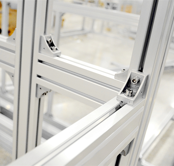 新品新品厂工业铝型材8840Z铝合金框架90度直角铝边框转角L立柱包