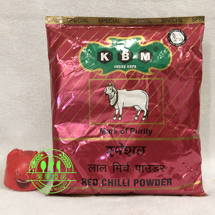 INDIAN FOOD 印度食品 KBM LAL MIRCH RED CHILLI POWDER 辣椒粉
