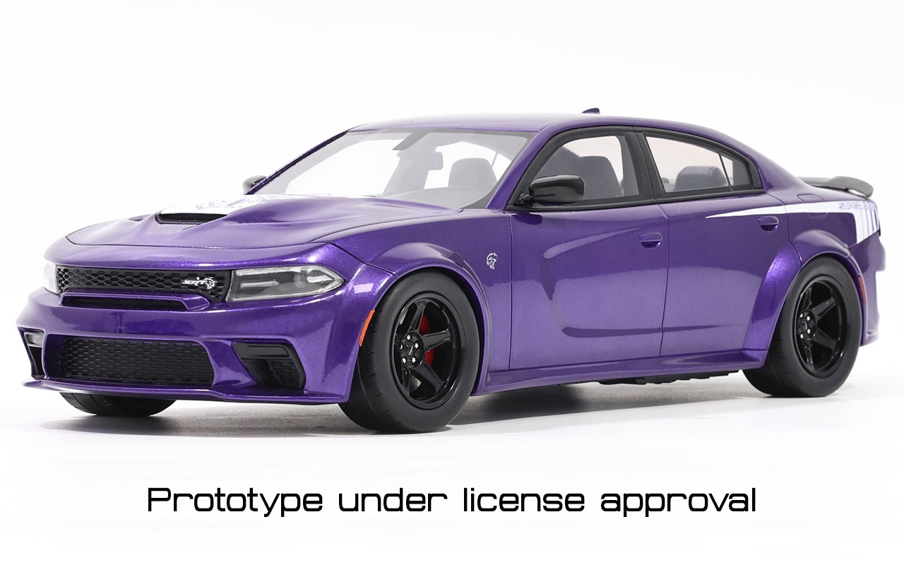 GT Spirit 1:18道奇紫色CHARGER SRT战马地狱猫汽车模型肌肉车