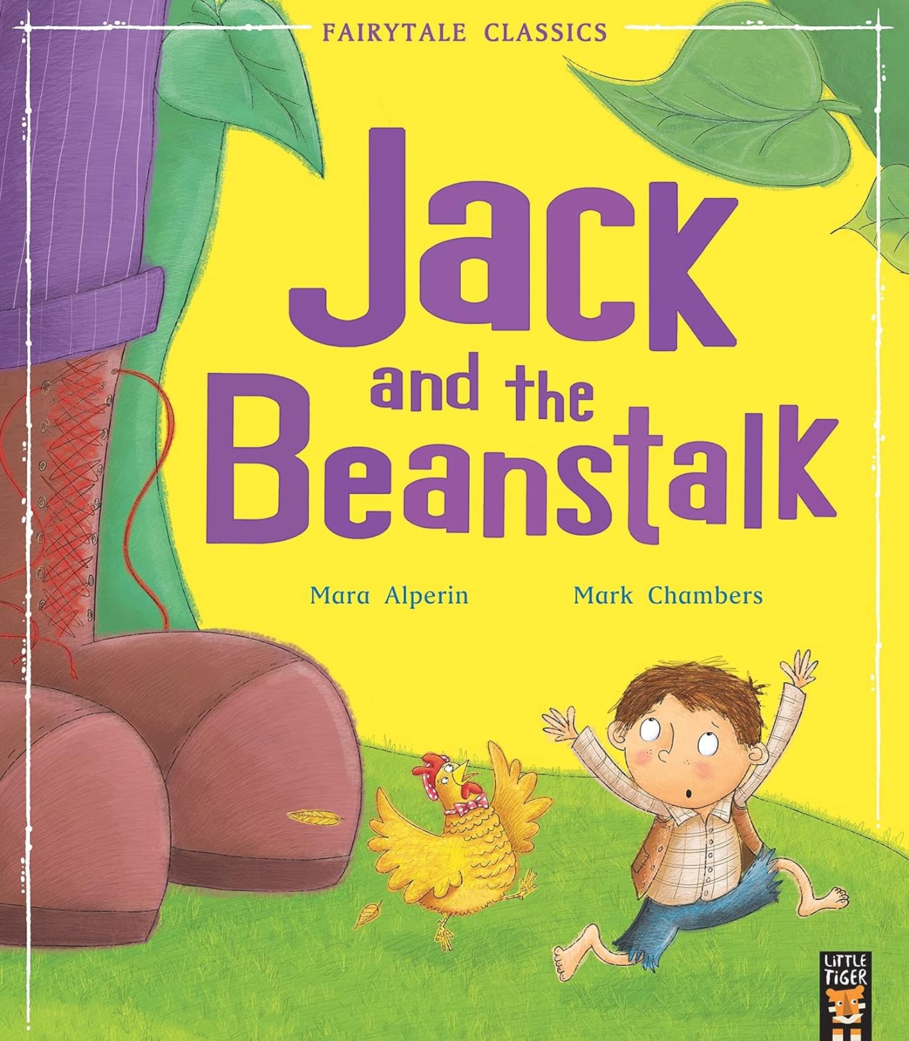 进口英文原版Jack and the Beanstalk 杰克和魔豆 儿童英文启蒙读本 Mara Alperin著作 Little Tiger Press Group出版平装绘本