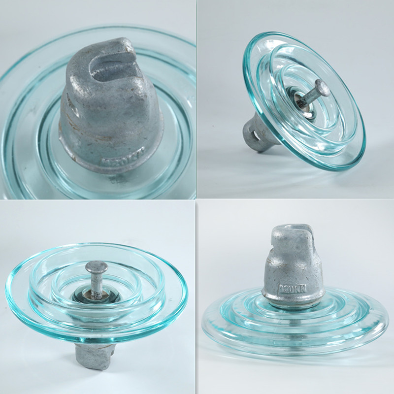 厂家批发标准型悬式钢化玻璃绝缘子 U70B/146-1 电力瓷瓶 LXY2-70