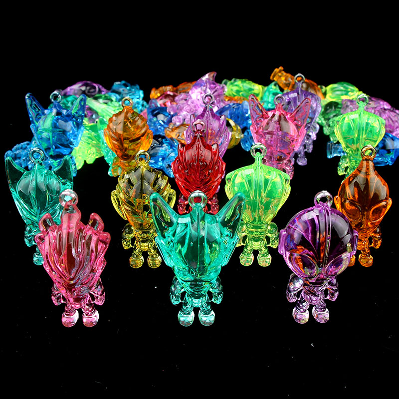 儿童水晶宝石动物亚克力塑料摆件公主手工创意过家家考古游戏礼物