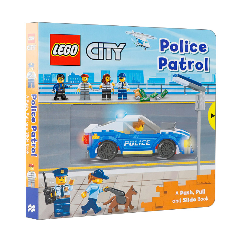 英文原版绘本 LEGO City Police Patrol 乐高城市之 警察巡逻队机关操作书 英文版 进口英语原版书籍