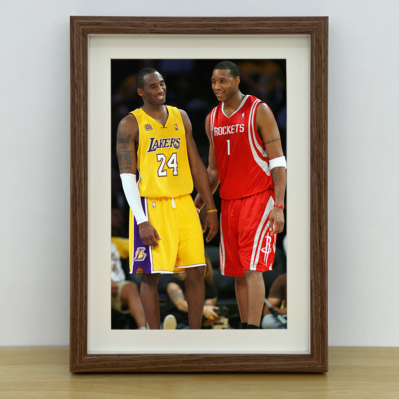 KOBE科比TMAC麦迪相框摆台装饰画NBA球星照片海报挂画礼物纪念品