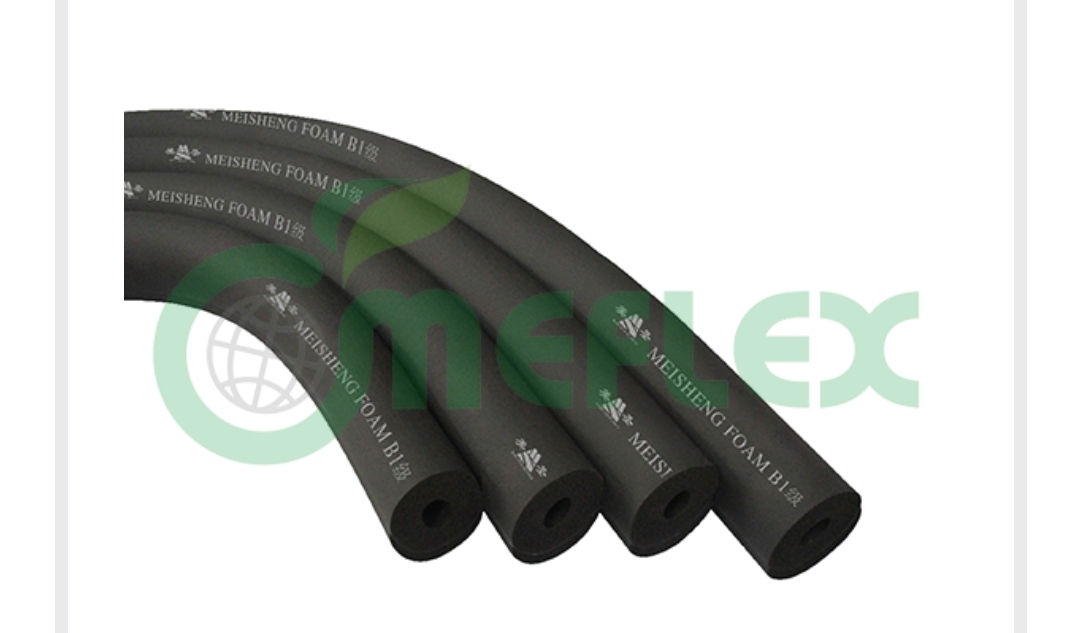 B1级橡塑管材板材各种厚度防水隔音防冻保温用于各种管道外防护