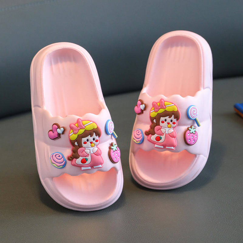儿童拖鞋女孩夏季卡通可爱公主宝宝凉拖室内家用软底防滑女童拖鞋