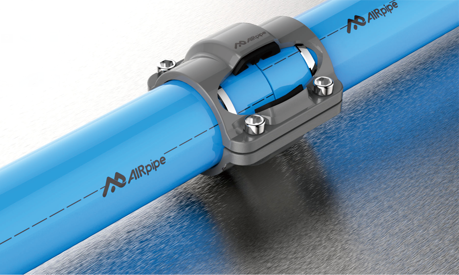 定制康帕斯铝合金节能管道空压机铝合金管道蓝色压缩空气铝合金管