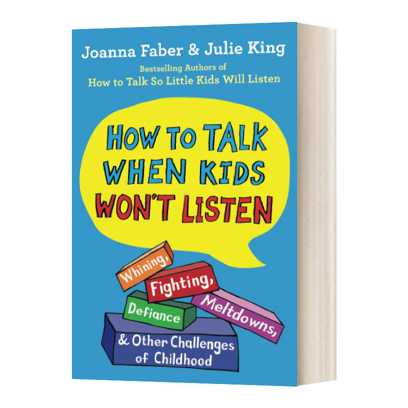 How To Talk When Kids Won't Listen 孩子不听时怎么说 如何说孩子才会听进口原版英文书籍