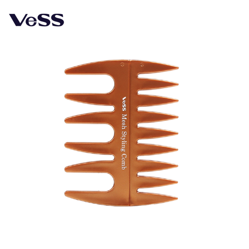 日本VESS 日系湿发造型梳宽齿梳油头梳大齿蓬松造型发梳毛流感