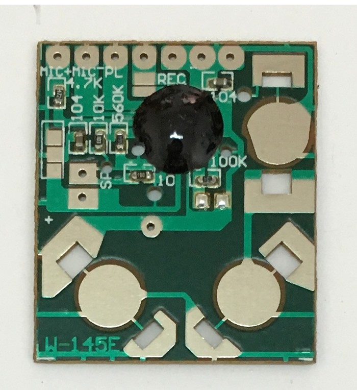 微型数字录放语音IC芯片模块机芯 diy录音机录音笔音乐贺卡议价