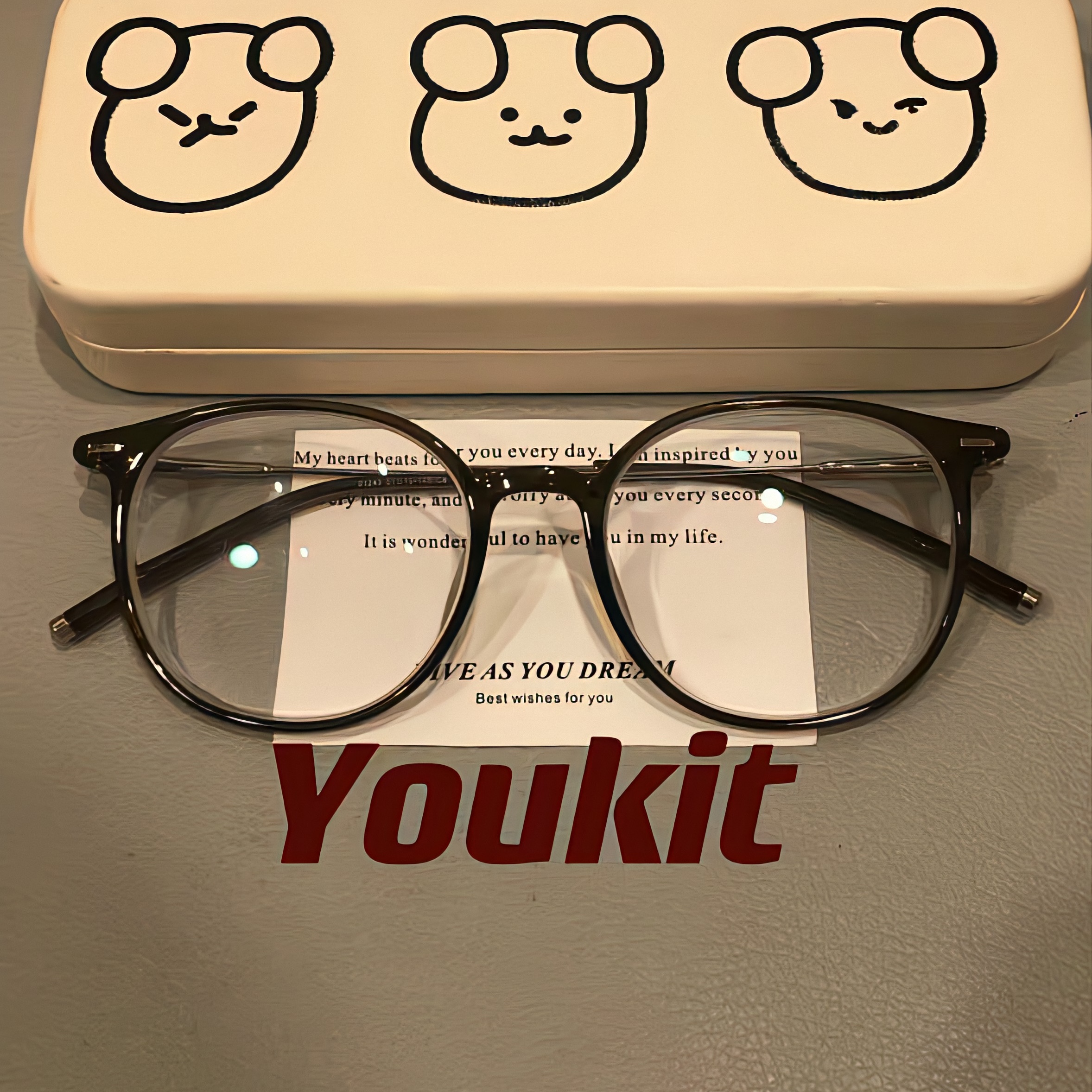 超轻韩版冷茶色眼镜女近视可配度数方圆脸显瘦素颜神器眼镜框架潮