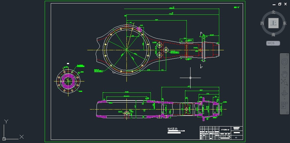 【GY141】汽车后桥壳体加工工艺及工装设计/CAD图纸说明书资料