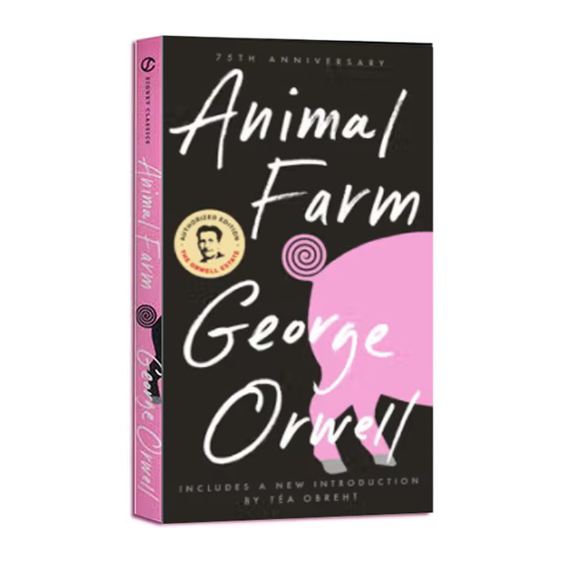 英文原版 动物农场庄园 乔治奥威尔 Animal Farm George Orwell 可搭1984 夏洛的网 经典名著  纽约时报推荐